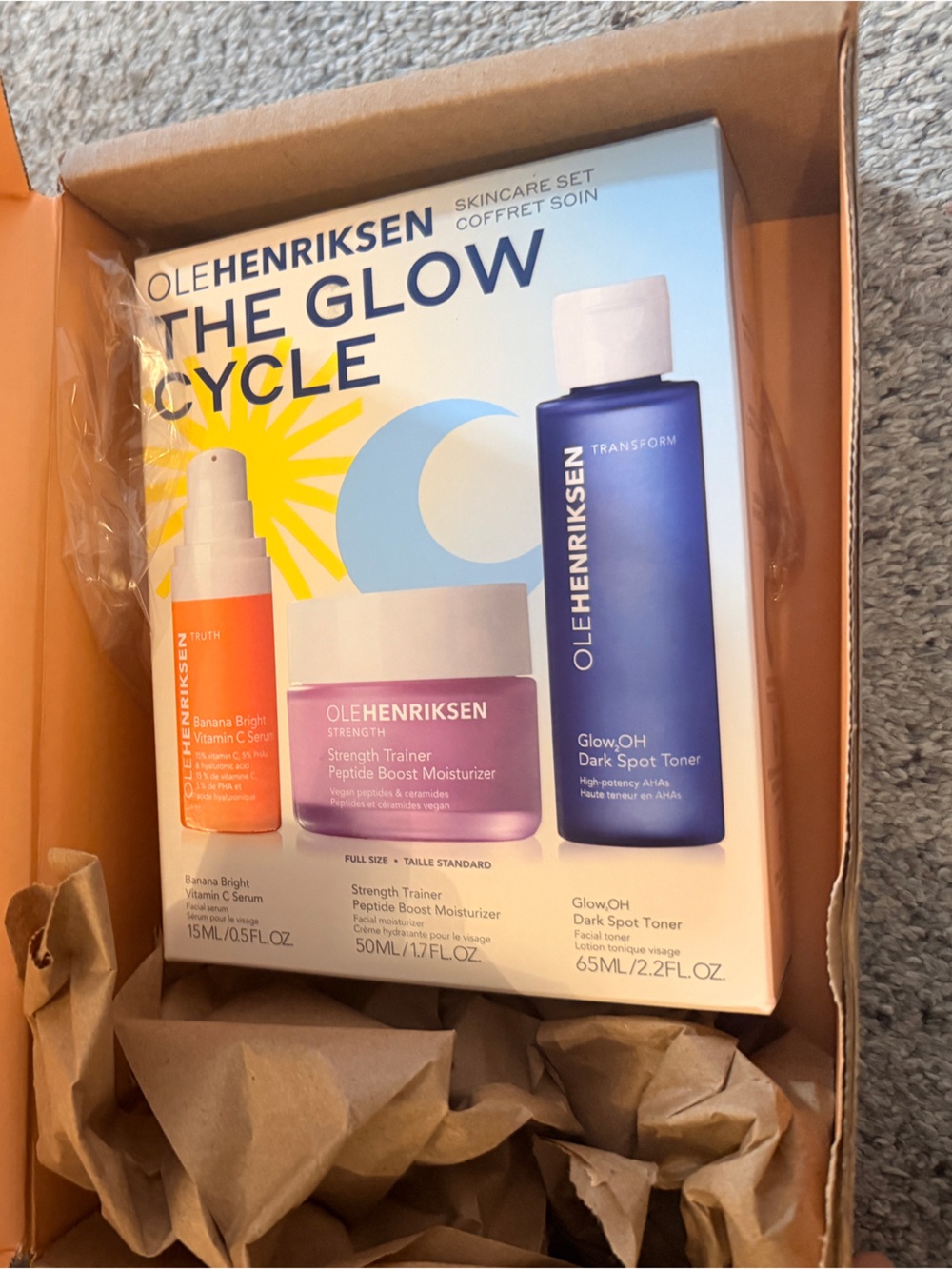 Ole Henriksen Glow Cycle Set - Orange, Purple, Blue